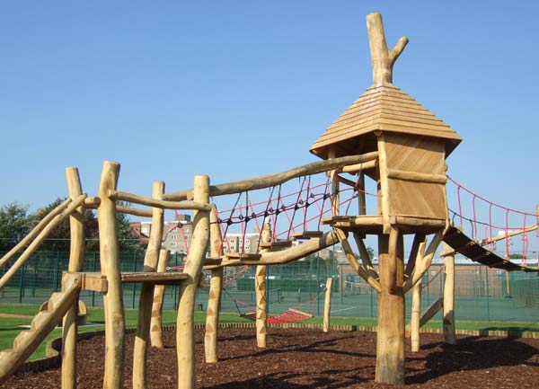 The adventure playground at Egerton Park